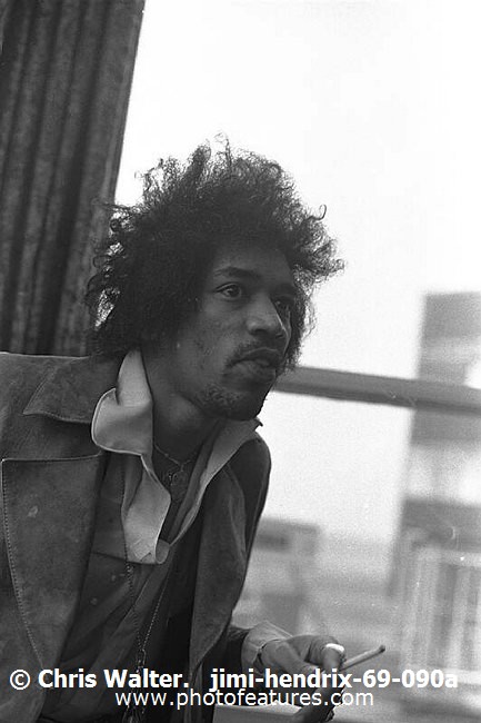 Photo of Jimi Hendrix for media use , reference; jimi-hendrix-69-090a,www.photofeatures.com