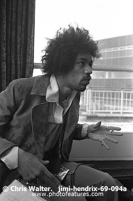 Photo of Jimi Hendrix for media use , reference; jimi-hendrix-69-094a,www.photofeatures.com