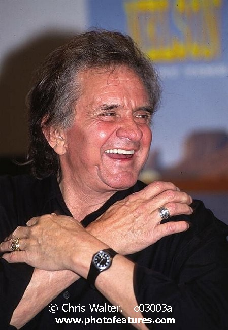 Photo of Johnny Cash for media use , reference; c03003a,www.photofeatures.com