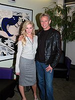 Photo of Leah Felder and Don Felder<br>at Don Felder and friends Rock Cerritos for Katrina