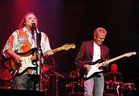 Photo of Stephen Stills and Don Felder<br>at Don Felder and friends Rock Cerritos for Katrina