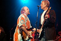 Photo of Stephen Stills and Don Felder at Don Felder and friends Rock Cerritos for Katrina at Cerritos Center For The Performing Arts, February 1st 2006.<br>Photo by Chris Walter/Photofeatures