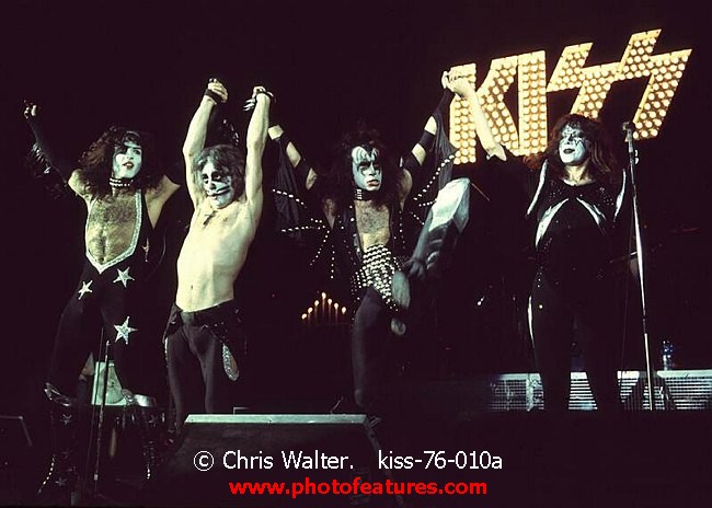 Photo of Kiss for media use , reference; kiss-76-010a,www.photofeatures.com