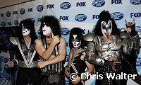 Kiss - Tommy Thayer, Paul Stanley, Eric Singer and Gene Simmons  at the 2009 American Idol Finale at the Nokia Theatre in Los Angeles, May 20th 2009.<br>Photo by Chris Walter/Photofeatures