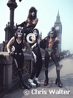 Kiss 1976 Peter Criss, Paul Stanley, Ace Frehley and Gene Simmons<br> Chris Walter<br>