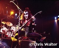 Kiss 1976 Gene Simmons<br> Chris Walter<br>