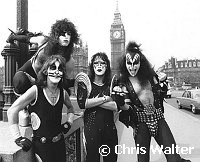 Kiss 1976 Peter Criss, Paul Stanley, Ace Frehley and Gene Simmons<br> Chris Walter<br>