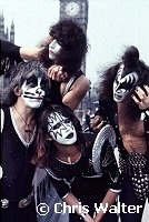 Kiss 1976  Peter Criss, Paul Stanley, Ace Frehley and Gene Simmons in London