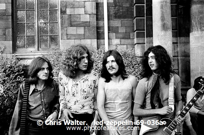 Photo of Led Zeppelin for media use , reference; led-zeppelin-69-036a,www.photofeatures.com