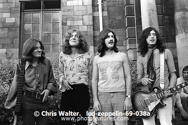 Photo of Led Zeppelin for media use , reference; led-zeppelin-69-038a,www.photofeatures.com
