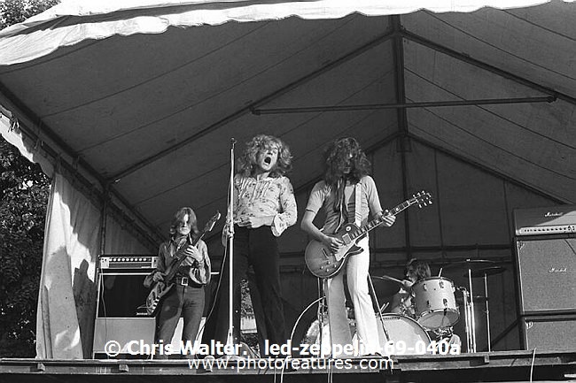 Photo of Led Zeppelin for media use , reference; led-zeppelin-69-040a,www.photofeatures.com