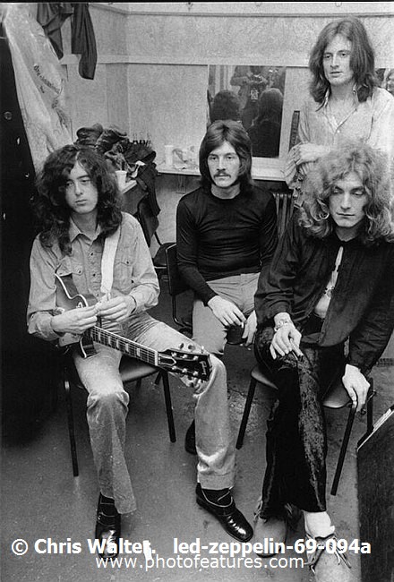 Photo of Led Zeppelin for media use , reference; led-zeppelin-69-094a,www.photofeatures.com
