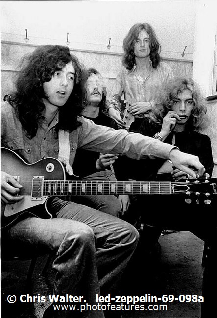 Photo of Led Zeppelin for media use , reference; led-zeppelin-69-098a,www.photofeatures.com