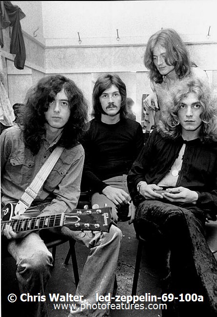 Photo of Led Zeppelin for media use , reference; led-zeppelin-69-100a,www.photofeatures.com