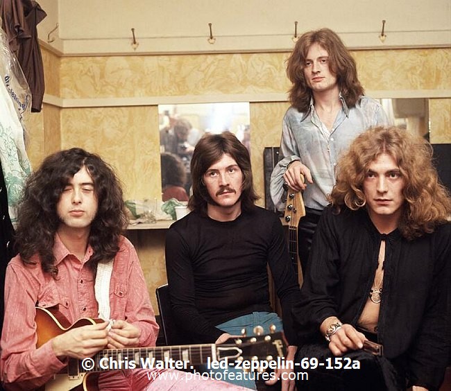 Photo of Led Zeppelin for media use , reference; led-zeppelin-69-152a,www.photofeatures.com