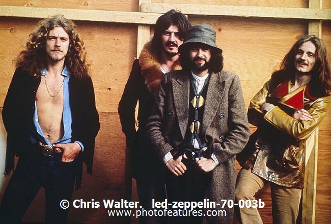 Photo of Led Zeppelin for media use , reference; led-zeppelin-70-003b,www.photofeatures.com