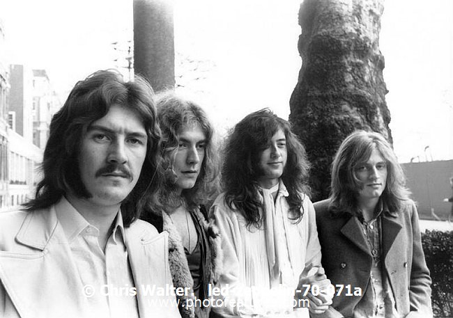 Photo of Led Zeppelin for media use , reference; led-zeppelin-70-071a,www.photofeatures.com