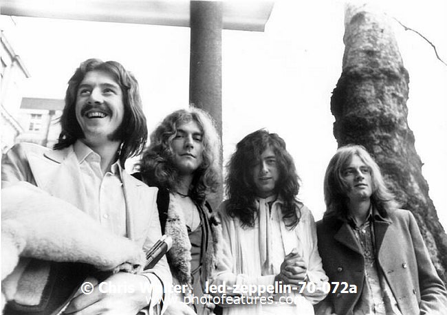 Photo of Led Zeppelin for media use , reference; led-zeppelin-70-072a,www.photofeatures.com