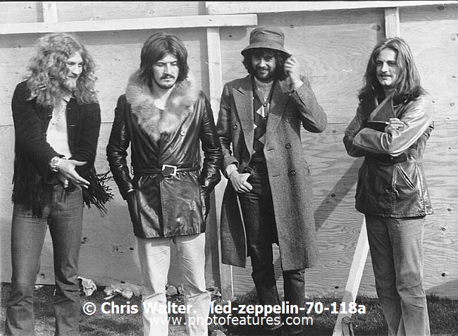 Photo of Led Zeppelin for media use , reference; led-zeppelin-70-118a,www.photofeatures.com