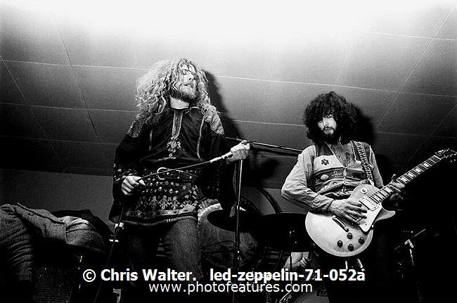 Photo of Led Zeppelin for media use , reference; led-zeppelin-71-052a,www.photofeatures.com
