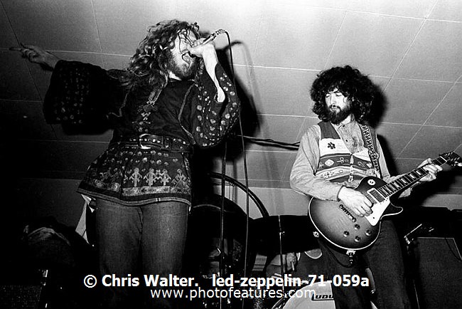 Photo of Led Zeppelin for media use , reference; led-zeppelin-71-059a,www.photofeatures.com