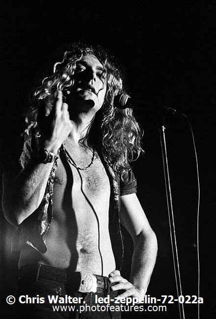 Photo of Led Zeppelin for media use , reference; led-zeppelin-72-022a,www.photofeatures.com