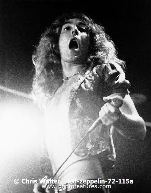 Photo of Led Zeppelin for media use , reference; led-zeppelin-72-115a,www.photofeatures.com