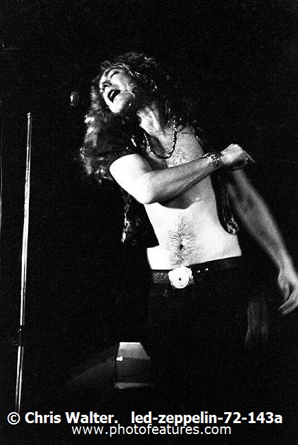 Photo of Led Zeppelin for media use , reference; led-zeppelin-72-143a,www.photofeatures.com