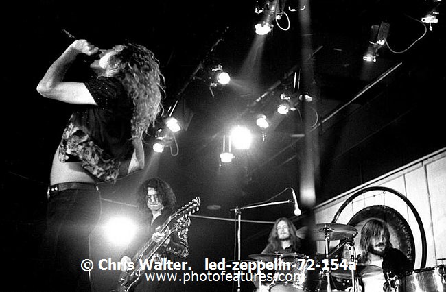 Photo of Led Zeppelin for media use , reference; led-zeppelin-72-154a,www.photofeatures.com