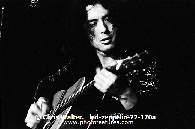 Photo of Led Zeppelin for media use , reference; led-zeppelin-72-170a,www.photofeatures.com