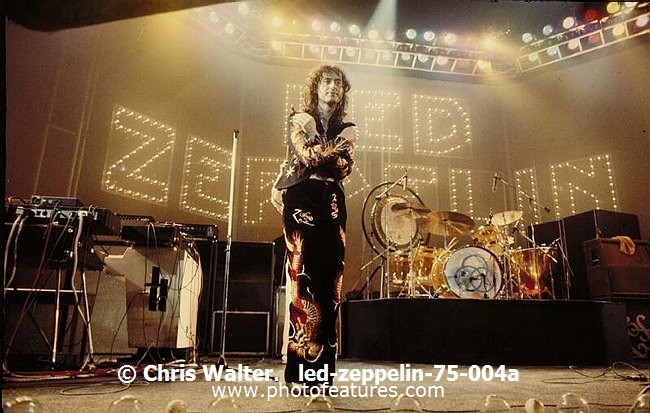 Photo of Led Zeppelin for media use , reference; led-zeppelin-75-004a,www.photofeatures.com
