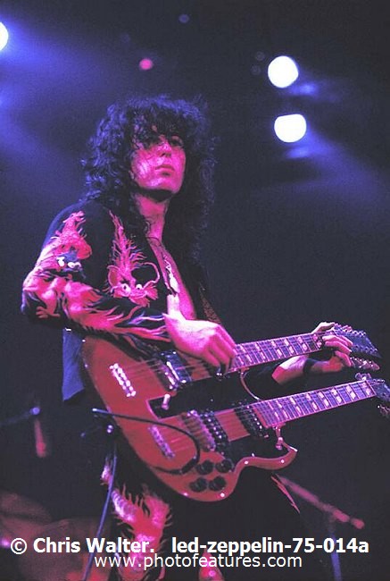 Photo of Led Zeppelin for media use , reference; led-zeppelin-75-014a,www.photofeatures.com