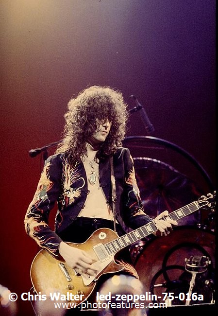 Photo of Led Zeppelin for media use , reference; led-zeppelin-75-016a,www.photofeatures.com