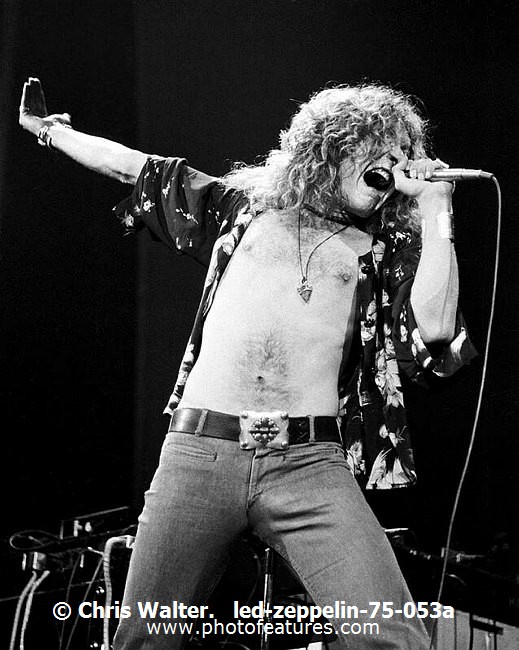 Photo of Led Zeppelin for media use , reference; led-zeppelin-75-053a,www.photofeatures.com