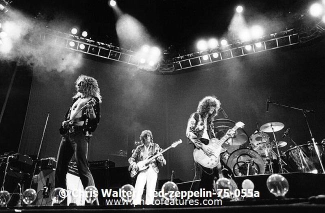 Photo of Led Zeppelin for media use , reference; led-zeppelin-75-055a,www.photofeatures.com