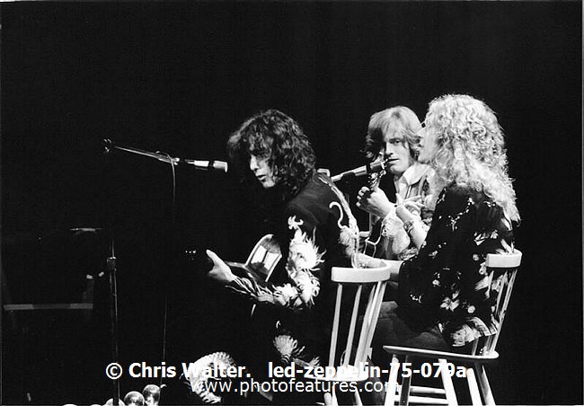 Photo of Led Zeppelin for media use , reference; led-zeppelin-75-079a,www.photofeatures.com