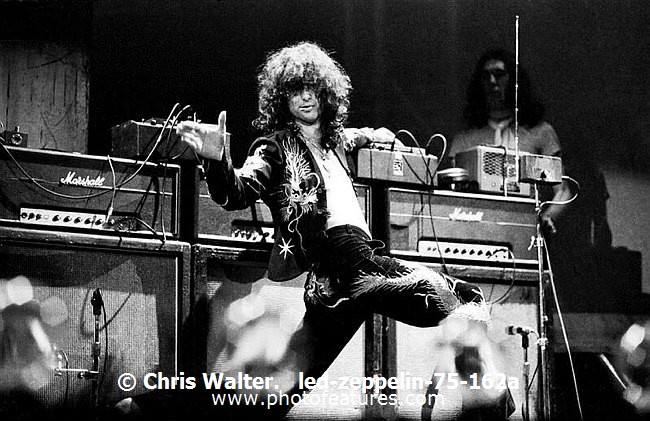 Photo of Led Zeppelin for media use , reference; led-zeppelin-75-162a,www.photofeatures.com