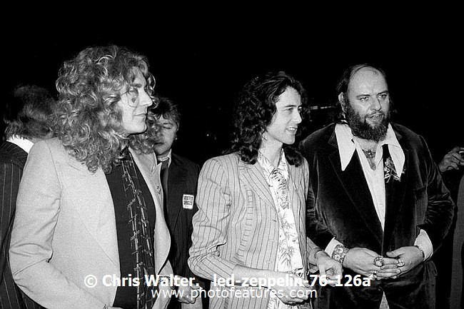 Photo of Led Zeppelin for media use , reference; led-zeppelin-76-126a,www.photofeatures.com