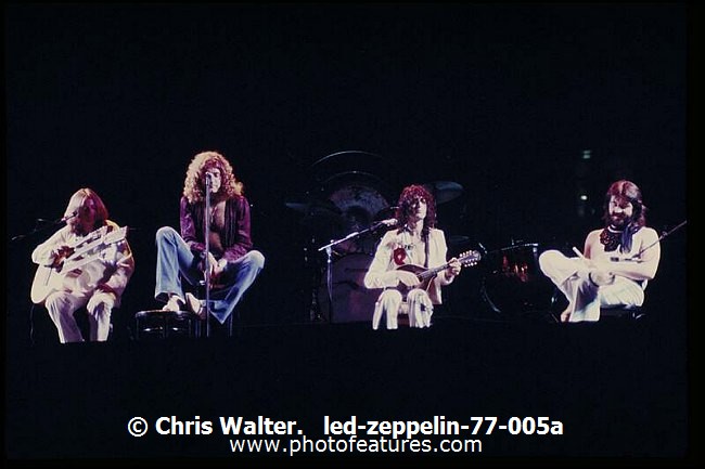 Photo of Led Zeppelin for media use , reference; led-zeppelin-77-005a,www.photofeatures.com