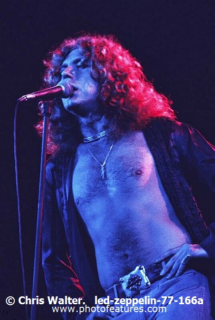 Photo of Led Zeppelin for media use , reference; led-zeppelin-77-166a,www.photofeatures.com