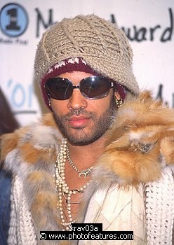 Photo of Lenny Kravitz by Chris Walter , reference; krav03a,www.photofeatures.com