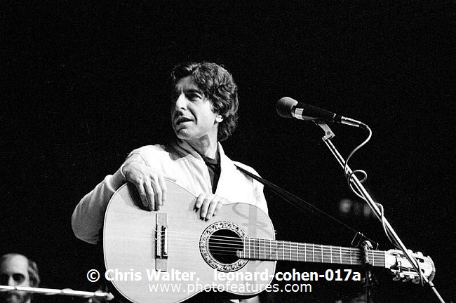 Photo of :Leonard Cohen for media use , reference; leonard-cohen-017a,www.photofeatures.com