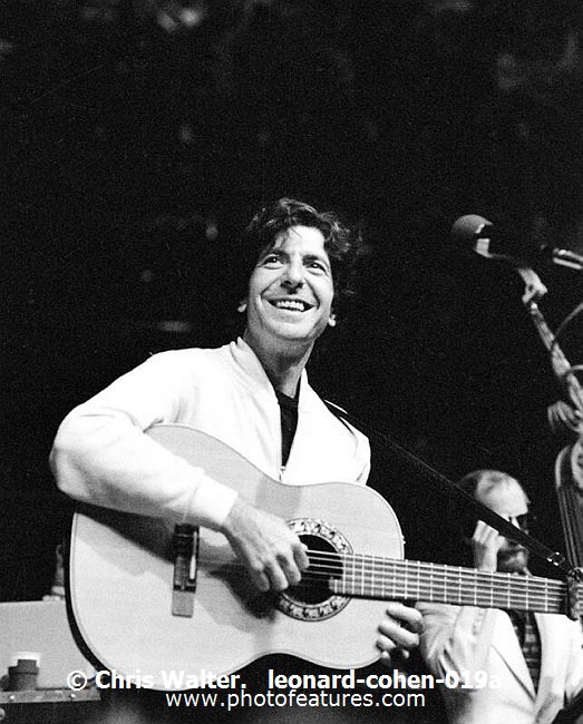 Photo of :Leonard Cohen for media use , reference; leonard-cohen-019a,www.photofeatures.com