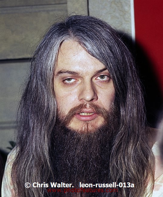 Photo of Leon Russell for media use , reference; leon-russell-013a,www.photofeatures.com