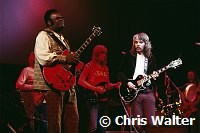 Leon Russell and Freddie King 1971 at the Rainbow Theatre in London<br> Chris Walter