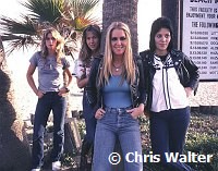Runaways 1978 Sandy West, Vicki Blue, Lita Ford, Joan Jett<br> Chris Walter<br>