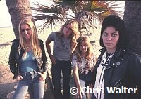Runaways 1978 Lita Ford, Sandy West, Vicki Blue, Joan Jett<br> Chris Walter<br>