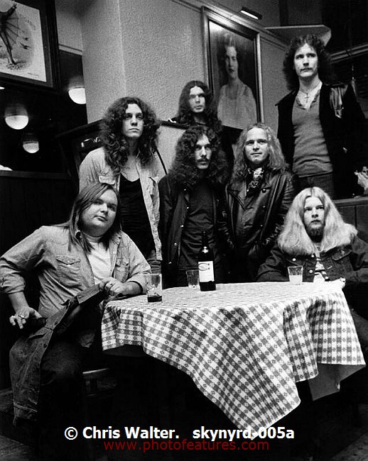 Photo of Lynyrd Skynyrd for media use , reference; skynyrd-005a,www.photofeatures.com