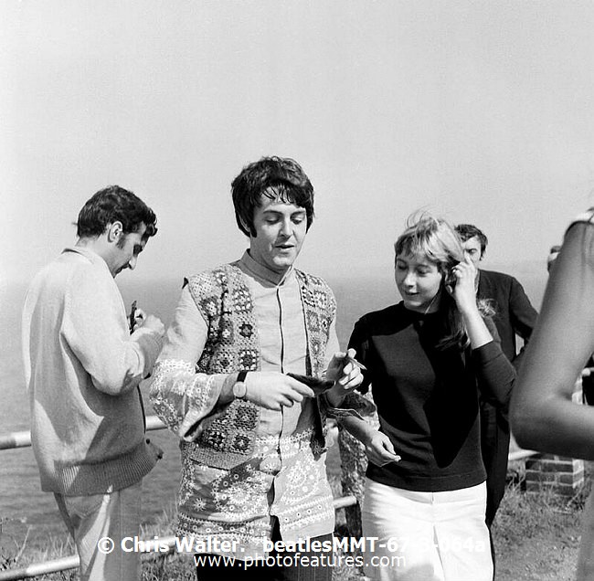 Photo of Beatles Magical Mystery Tour for media use , reference; beatlesMMT-67-3-064a,www.photofeatures.com