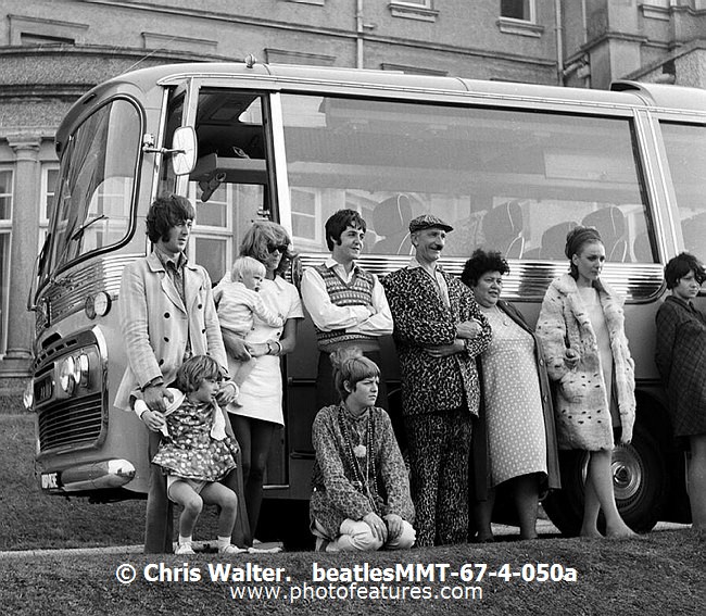 Photo of Beatles Magical Mystery Tour for media use , reference; beatlesMMT-67-4-050a,www.photofeatures.com